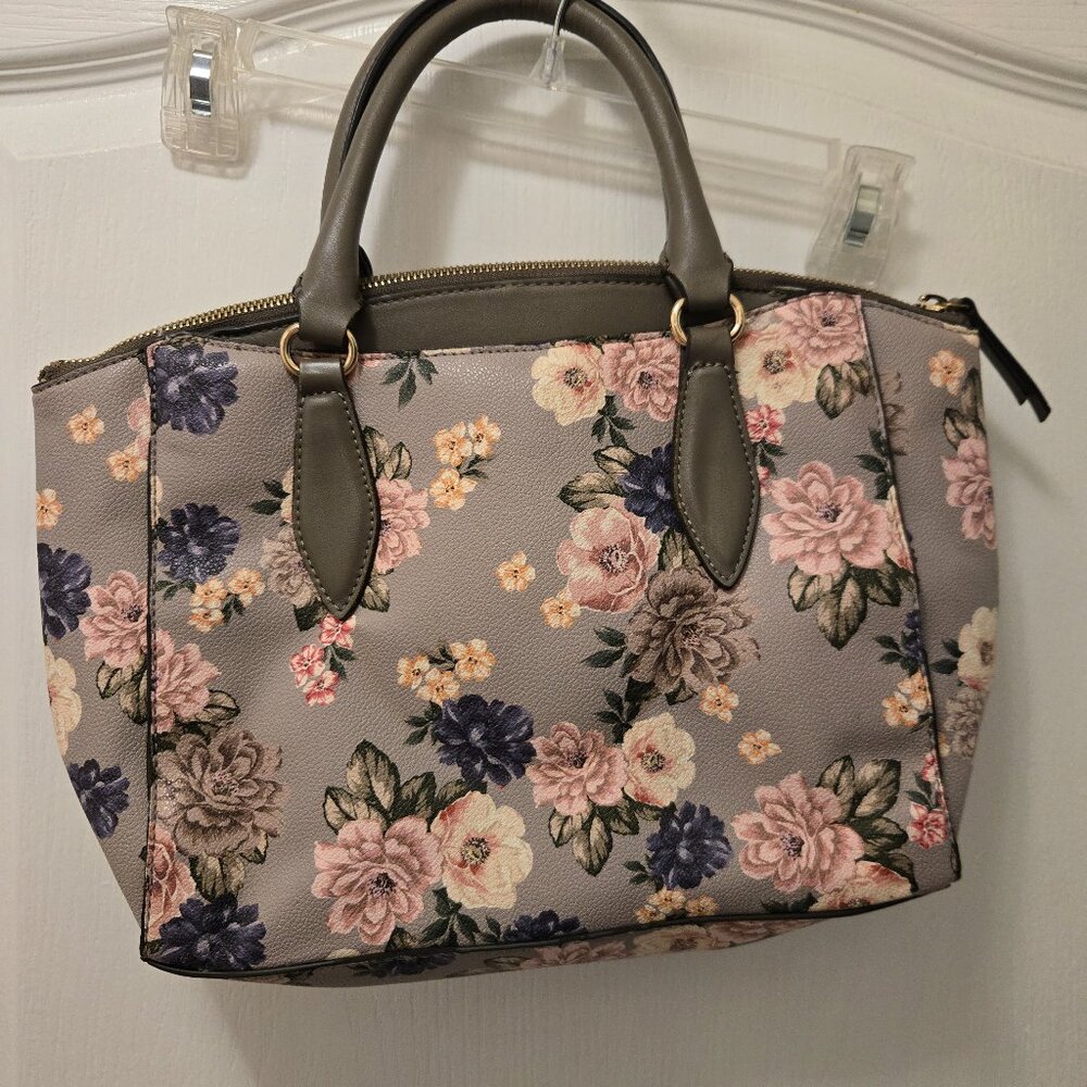 Womens Floral Leather Purse